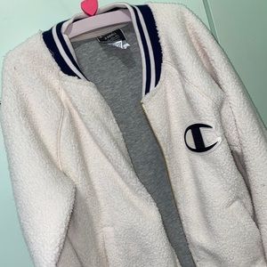 Fuzzy champion jacket
